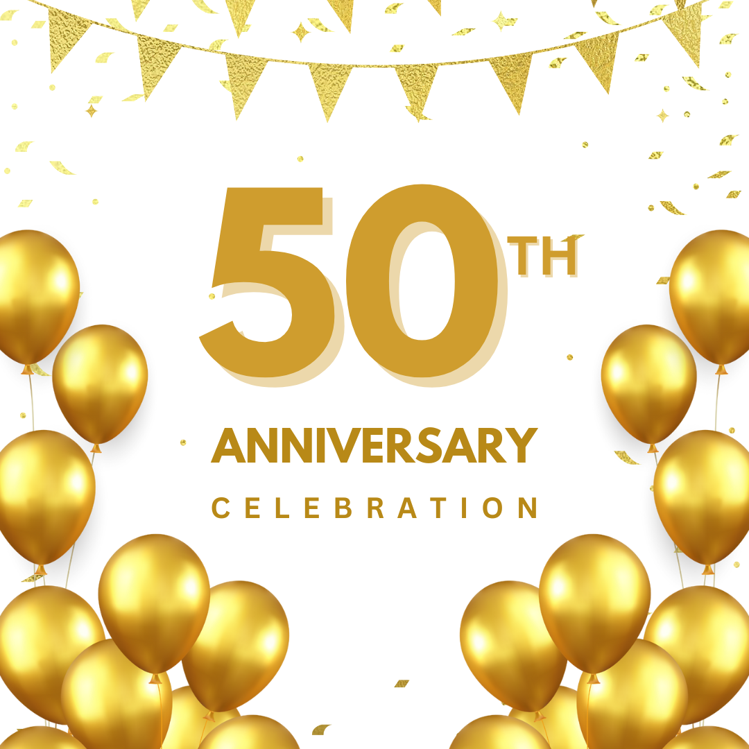 50th Anniversary Balloons