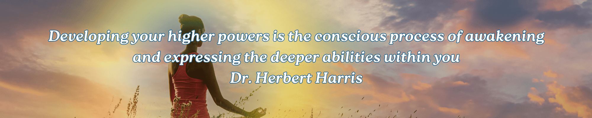 picture of women meditating with text